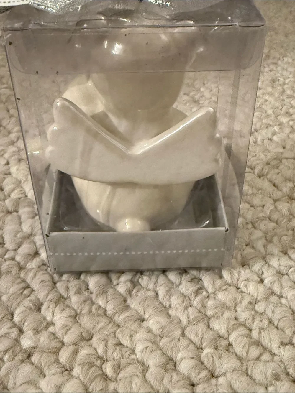 Grasslands Road White Ceramic Bear Angle Figurine Month of September COLLECTOR’s